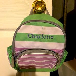 pottery barn kids toddler backpack, charlotte